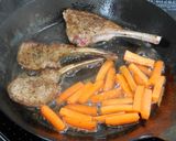 イギリス料理♪骨つきラム肉のハーブ焼き作り方5写真