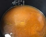 キムチ鍋の残りで炊き込みご飯★作り方2写真