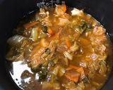 キムチ鍋の残りで炊き込みご飯★作り方3写真