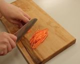 さっぱり人参きんぴら作り方1写真