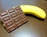 気軽に温果物！バナナのチョコバター焼き作り方1写真