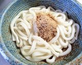 だしパックの中身で風味良！簡単釜玉うどん作り方2写真