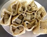 切干し大根リメイク！餅入り巾着煮作り方3写真