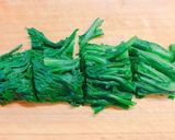 簡単！3分！春菊の胡麻豆腐和え作り方3写真