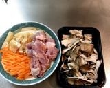 鳥もも肉とキノコの炊き込みご飯作り方2写真