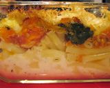 ホワイト&トマトソースのマカロニ重ね焼き作り方4写真