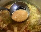 肉団子と白菜の味噌汁作り方5写真