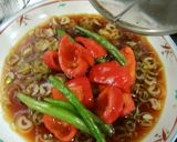 パプリカと椎茸のネギソース揚げ浸し作り方4写真