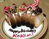 アンパンマン☆簡単! 電車ケーキ作り方5写真