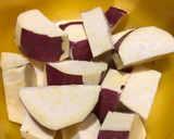 牛肉とかぼちゃ、さつまいも炒め作り方1写真