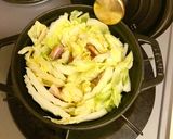 ストウブ14で白菜とベーコンの蒸し鍋作り方2写真