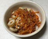 にんじんと竹輪のきんぴら作り方7写真