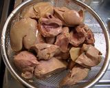 パワー不足な時の　　　鶏レバ＆ハツ煮作り方1写真