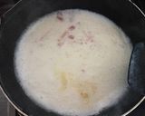 超簡単☆うどんでクリーミーカルボナーラ♡作り方3写真