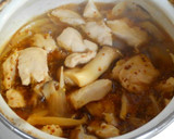 簡単❁鶏むね肉とエリンギの粒マスタード煮作り方4写真