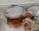 タコねぎ炒飯。作り方1写真