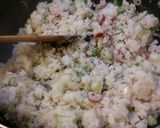 タコねぎ炒飯。作り方8写真