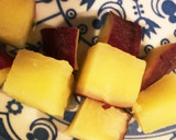 激ウマさつまいもと小豆の生クリーム和え作り方1写真