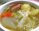 お餅の簡単ポトフ ～時々チーズ入り～作り方7写真