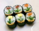 寿司型・模様巻き(ヨット)作り方12写真