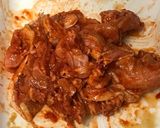 豚肉と蒟蒻でヘルシーチーズタッカルビ風作り方3写真
