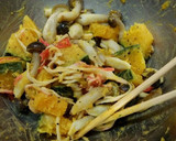 かぼちゃとしめじのチーズ焼き作り方3写真