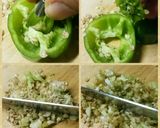 輪切りピーマンの肉詰め 照り焼き味作り方3写真