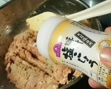 輪切りピーマンの肉詰め 照り焼き味作り方5写真