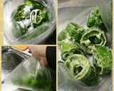 輪切りピーマンの肉詰め 照り焼き味作り方6写真