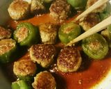 輪切りピーマンの肉詰め 照り焼き味作り方12写真
