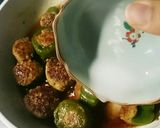輪切りピーマンの肉詰め 照り焼き味作り方13写真