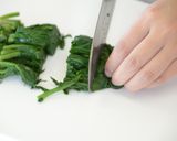 ちぢみほうれん草のポパイサラダ作り方1写真