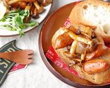 絶品！しめじとウインナーのソースチャップ作り方5写真