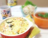 鮭とじゃがいもとほうれん草のグラタン作り方9写真