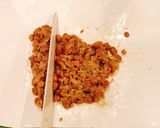 キムチ・納豆・チーズのピザ風トースト！作り方2写真