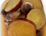 うどんスープでお芋の甘煮作り方3写真
