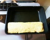 ◇わさび菜とふわふわ卵の牛肉の巻寿司◇作り方3写真