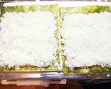 ◇わさび菜とふわふわ卵の牛肉の巻寿司◇作り方7写真