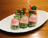 ハートかまぼこの生春巻作り方7写真