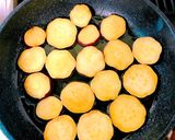 はちみつdeコクUP♡揚げない大学芋♡作り方5写真
