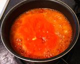 トマトジュースと水煮大豆のスープ作り方3写真