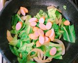 お弁当の隙間に♡カレーマヨde野菜炒め作り方4写真