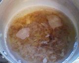 カツオだしで茹でる塩里芋作り方3写真