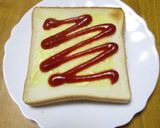 ケチャマヨトースト作り方1写真
