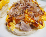 お好み焼き風バーガー！食べるとお好み焼き作り方12写真