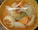 *焼きいわし団子の味噌汁*作り方6写真