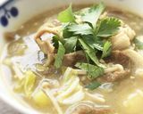 ラム肉の具だくさんスープ（火鍋風）作り方9写真