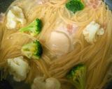 万能シチュールーで簡単クリームパスタ☆作り方2写真