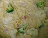 万能シチュールーで簡単クリームパスタ☆作り方3写真