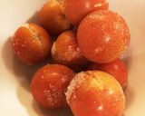 冷凍ミニトマトのスープ作り方1写真